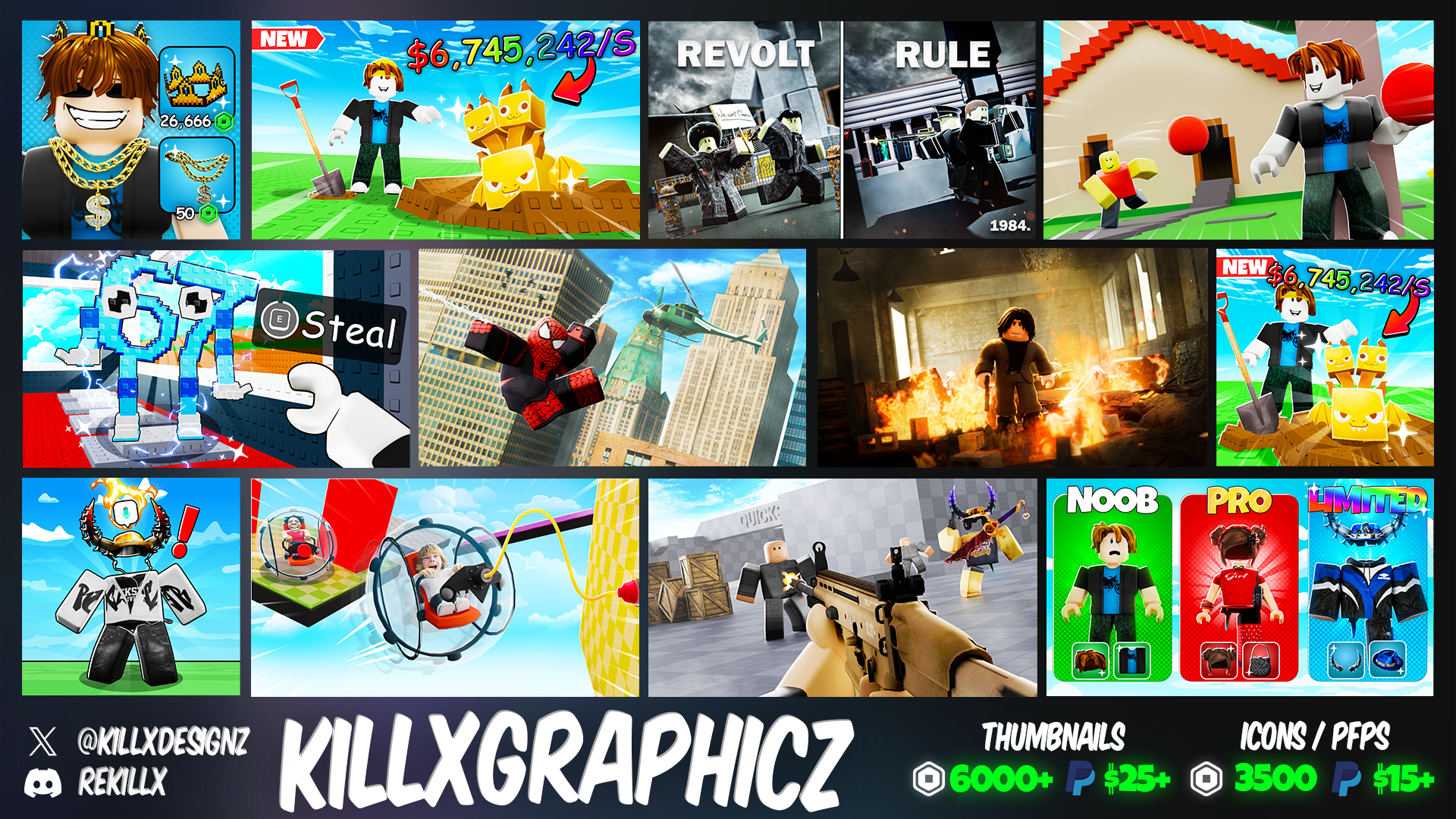 Killx GFX showcase artwork